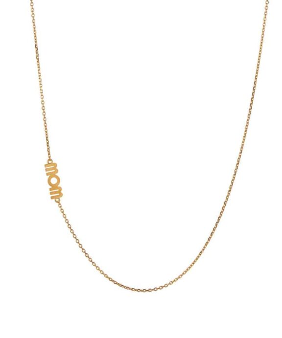 STINE A WOW MOM HALSKÆDE SØLV FORGYLDT  - 2054-02-OS