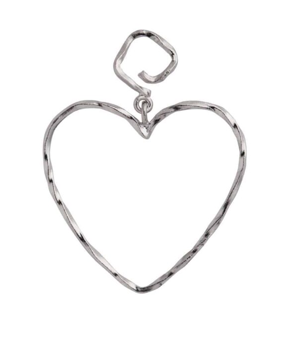 STINE A FUNKY HEART ØRERING SØLV  - 1317-00-S