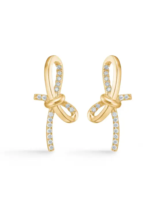 MADS Z MISS BUTERFLY14 KARAT ØRERINGE MED BRILLANT - 1511003