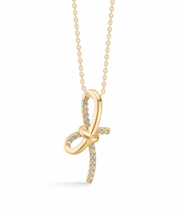 MADS Z MISS BUTTERFLY 14 KARAT VEDHÆNG MED BRILLANTER - 1531003