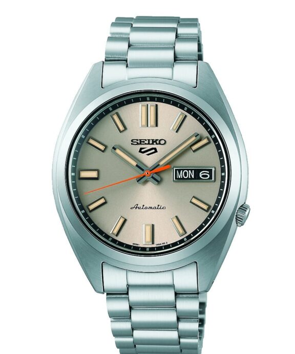 SEIKO 5 SPORT MED CHAMPAGNE FARVET SKIVE - SRPK91K1