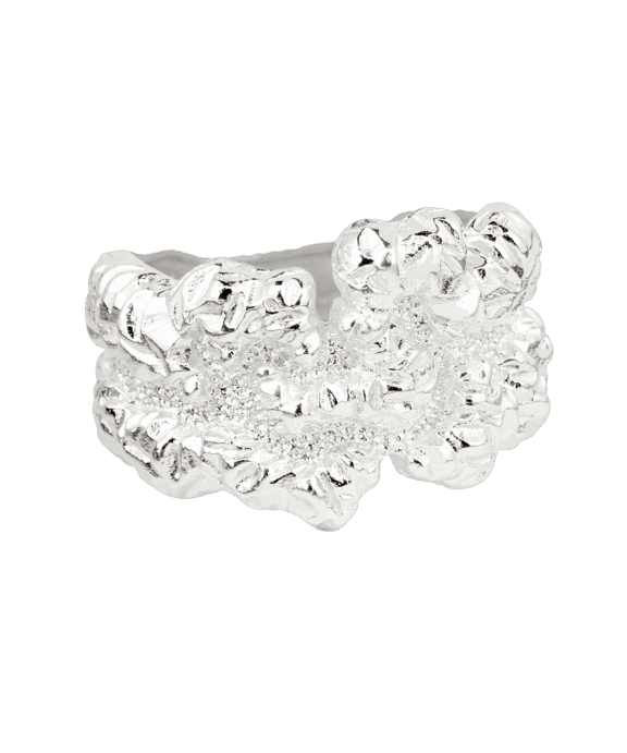 CAMILLE BRINCH LEVITATE CRUSH EVEN BIGGER RING SØLV - EBLCRR