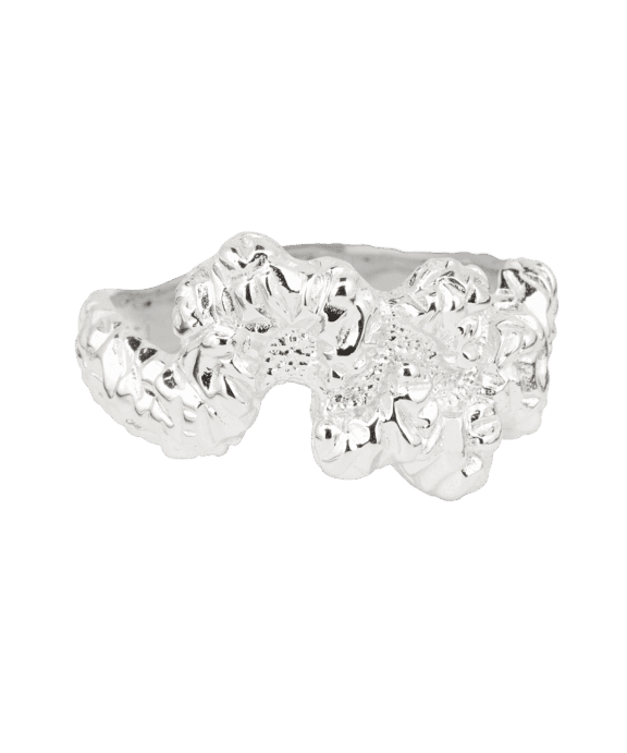 CAMILLE CAMILLE LEVITATE CRUSH RING SØLV - LCRR
