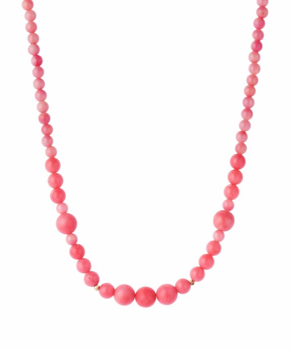 STINE A HALSKÆDE CHERIE BON BON MED CORALSTEN - 2057-02-OS