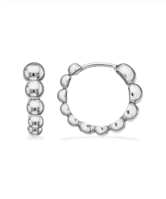 SCROUPLES ØRERINGE SØLV KUGLER - 161492