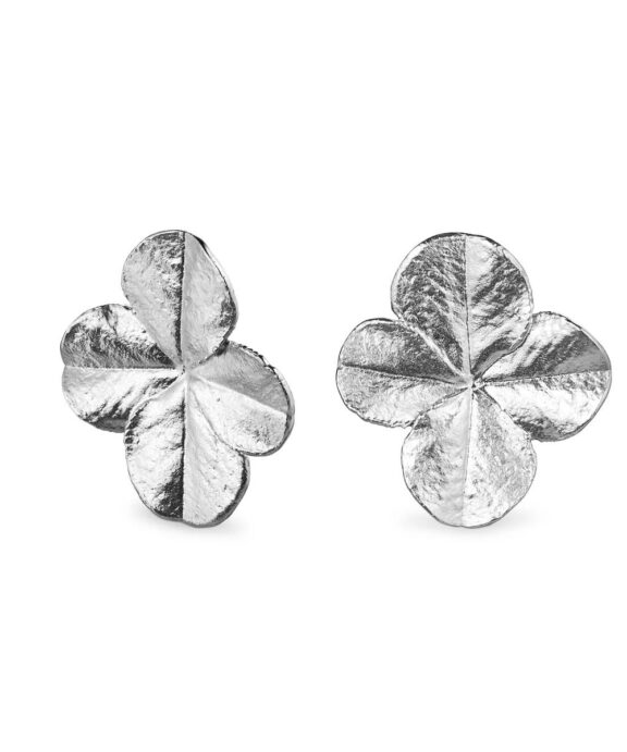 FLORA DANICA FIRKLØVER STATEMENT ØRECLIPS SØLV - FLC-EACLIPS-S