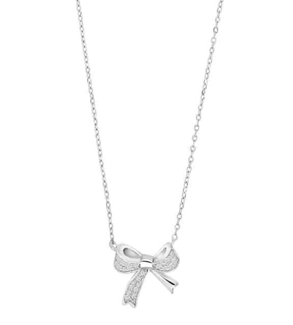 JOANLI NOR OLYMPIANOR HALSKÆDE SØLV MED SLØJFE - 20452360900