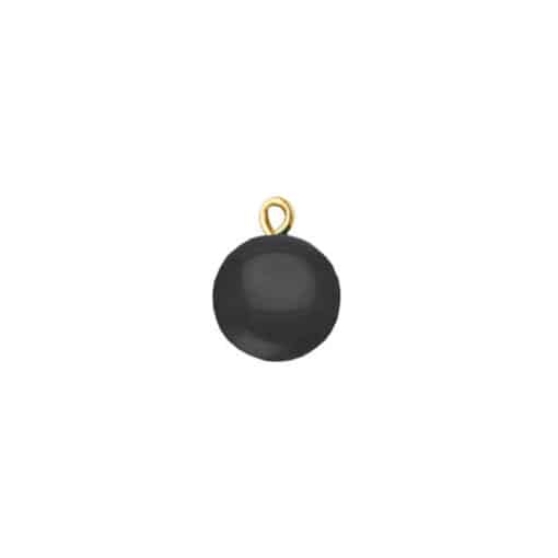 HEIRING VEDHÆNG TIL CREOL MED ONYX I FORGYLDT SØLV - 29-9-39CR/FG