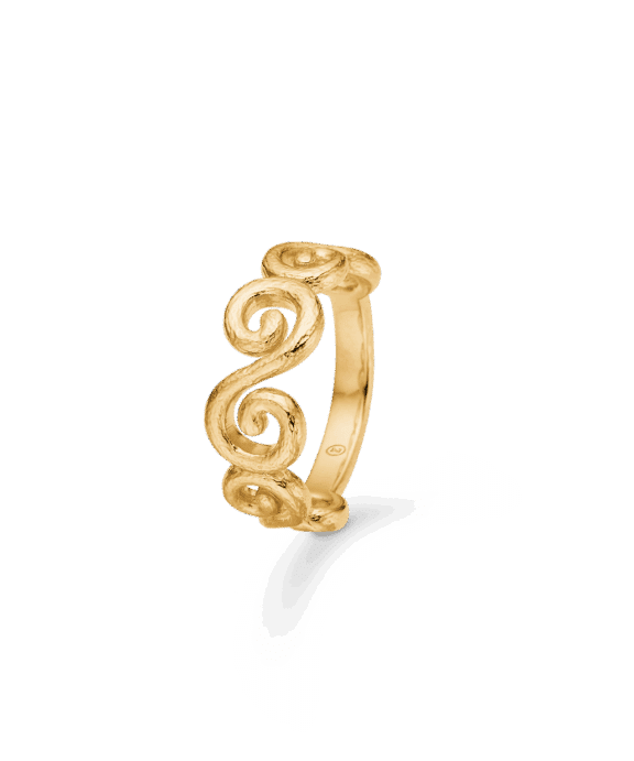STUDIO Z CURIOSITY RING FORGYLDT SØLV - 7240870