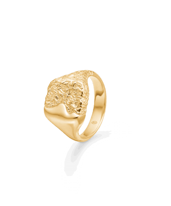 STUDIO Z EDGE RING FORGYLDT SØLV - 7240890