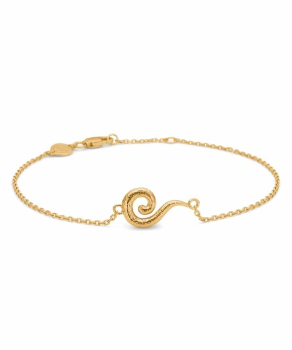 STUDIO Z CURIOS ARMBÅND FORGYLDT SØLV - 7250870