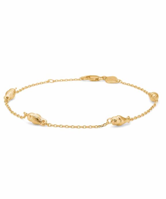 STUDIO Z ACORN ARMBÅND FORGYLDT SØLV - 7250873