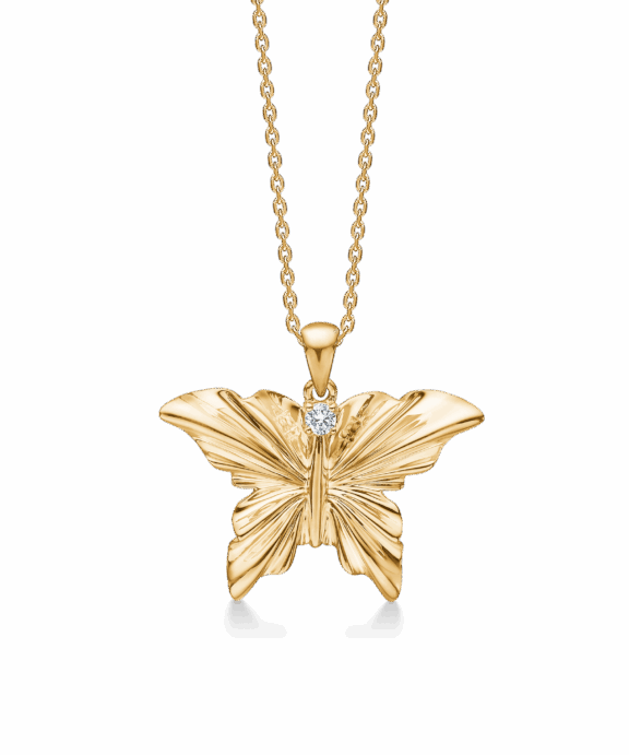 MADS Z MONARCH VEDHÆNG 14 KARAT GULD MED BRILLANT - 1531155