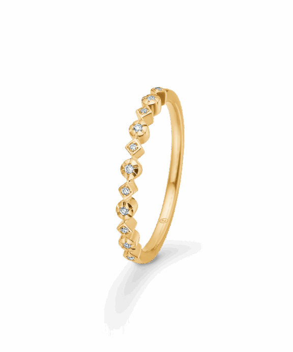 MADS Z POETRY 14 KARAT GULD RING MED BRILLANTER - 1541150