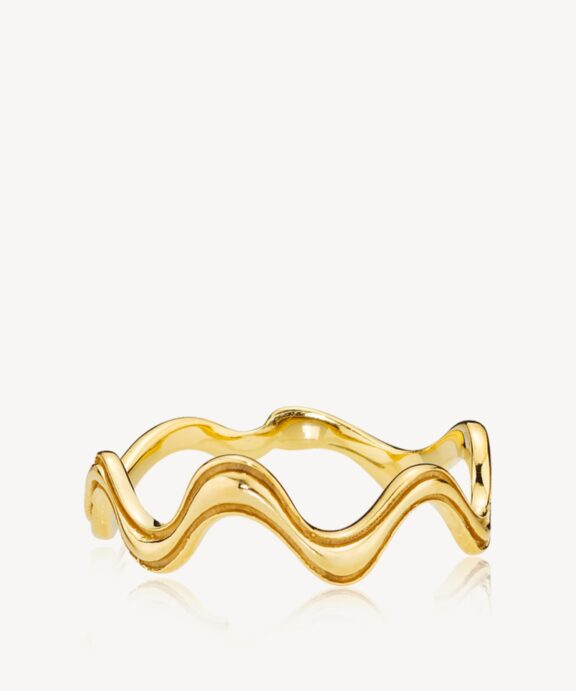 IZABEL CAMILLE VILMA RING I FORGYLDT SØLV - A4205GS