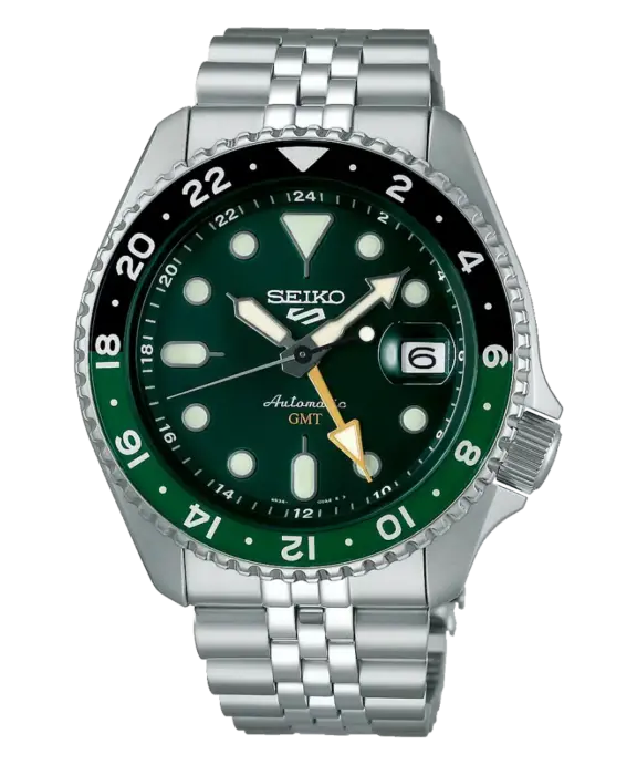 SEIKO 5 SPORTS GMT AUTOMATIK UR HERRE - SSK035K1
