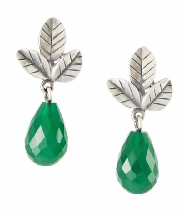 TROLLBEADS BLADE AF SINDSRO ØRERINGE SØLV - TAGEA-00131