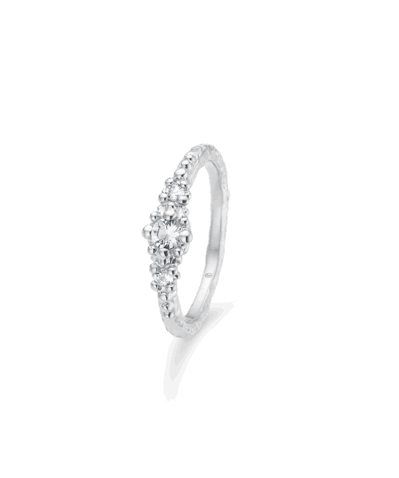 STUDIO Z FRAGMENTS RING SØLV MED STEN - 7147863