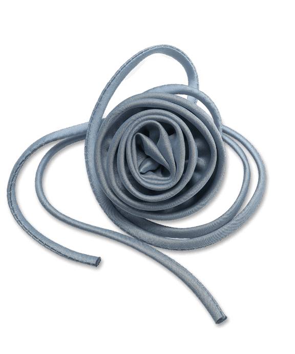 STUDIO Z ROSE STRING SATIN ROSE BLÅ - 7980023