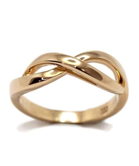 CHRISTOFFERSEN JEWELLERY RING 8 KARAT GULD MED UENDELIGHEDSTEGN - 5070008-3