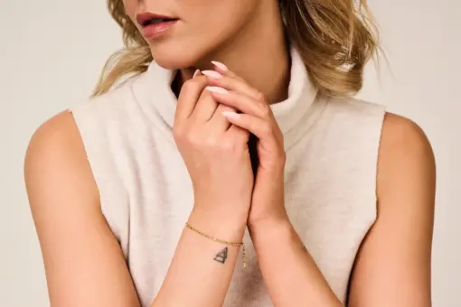 SPIRIT ICONS ‘ELISA’ ARMBÅND FORGYLDT SØLV - 20542 - Billede 2