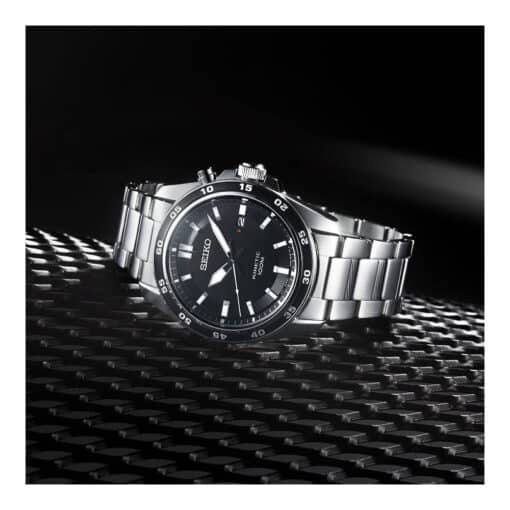 SEIKO SPORT KINETIC UR HERRE STÅL 10ATM - SKA785P1 - Billede 2