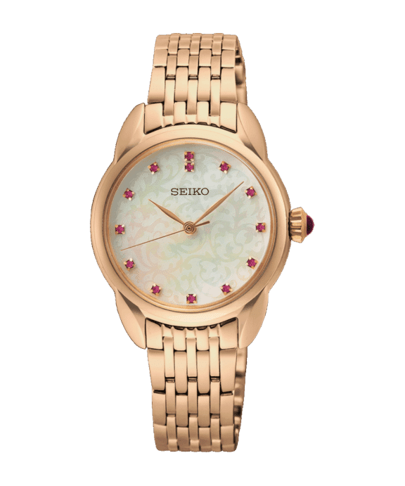 SEIKO UR DAME ROSA MED PINK STEN - SUR564P1