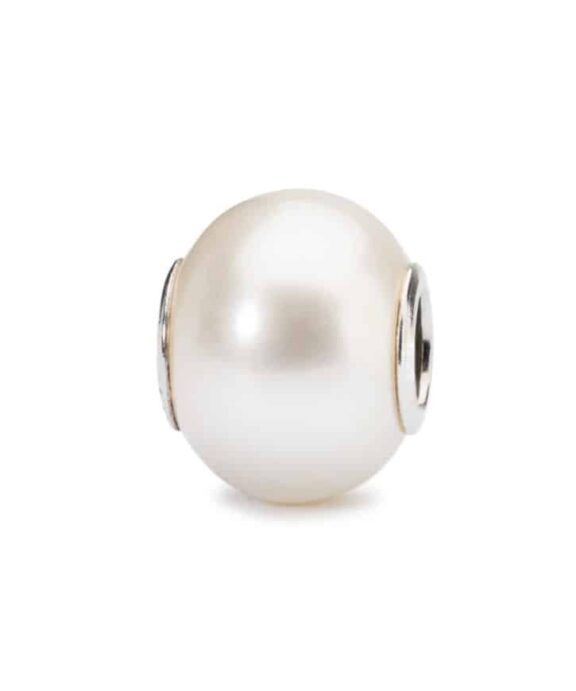 TROLLBEADS HVID PERLE - TAGBE-00085