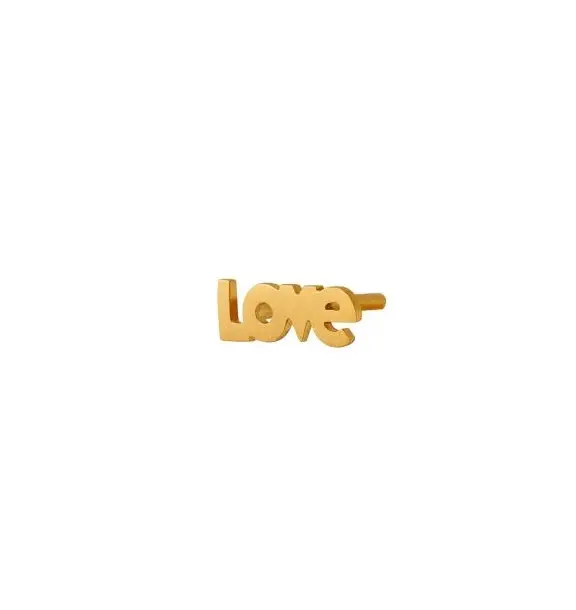 STINE A I LOVE ØRERING FORGYLDT -1363-02-S