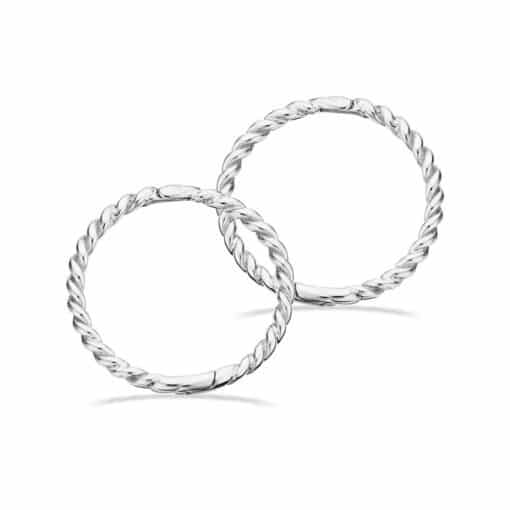 SCROUPLES CLIP-CREOL SNOET SØLV 12 MM - 193682