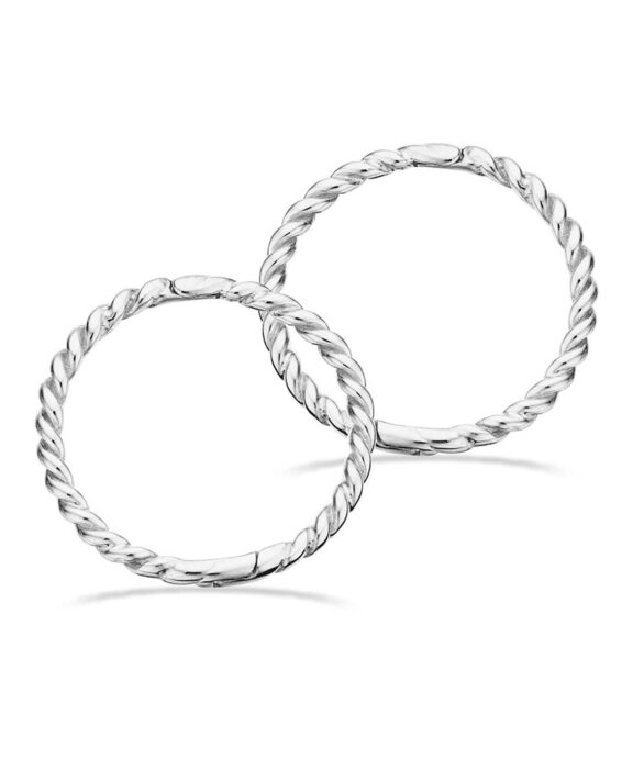 SCROUPLES CLIP-CREOL SNOET SØLV 12 MM - 193682