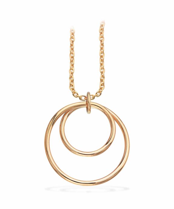 SCROUPLES VEDHÆNG 8 KARAT GULD MED CIRKLER - 213733