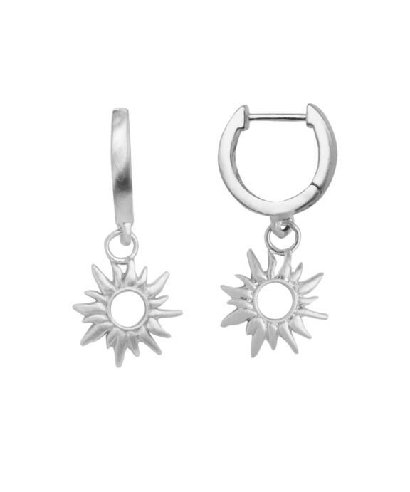 BYBIEHL SUN WILD HOOPS SØLV ØRERINGE - 4-4801-R