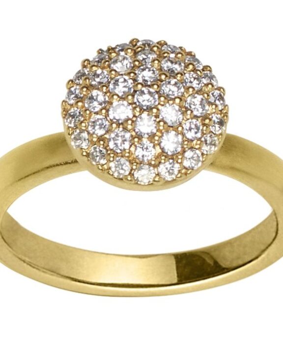 BYBIEHL MINI SPARKLE RING GOLD PLATED - 5-503A-GP