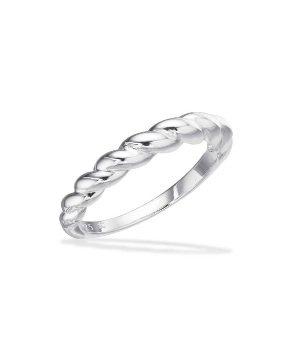 SCROUPLES PIGE RING SØLV SNOET - 729872
