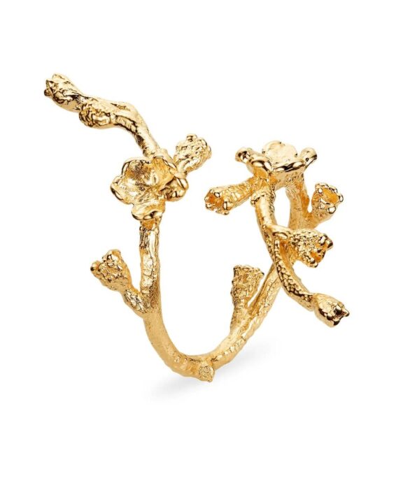 FLORA DANICA FORGLEMMIGEJ RING FORGYLDT SØLV - FMN-STRI-G