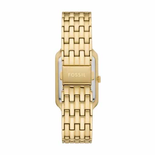 FOSSIL RAQUEL FIREKANTET UR DAME GULD FARVET - ES5304 - Image 4