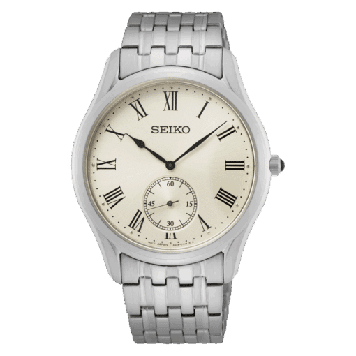 SEIKO CLASSIC UR HERRE STÅL MED ROMERTAL - SRK047P1
