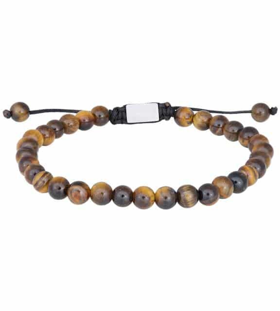 SON OF NOA GUL TIGERØJE ARMBÅND 19-25 CM - 80980000000