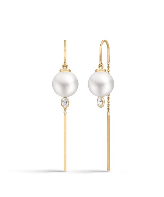 JULIE SANDLAU ARIEL CHANDELIERS ØRERINGE FORGYLDT SØLV - HKS556GD