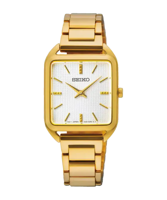 SEIKO DAME FIRKANTET DUBLE - SWR078P1