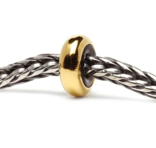 TROLLBEADS 18 KT GULD STOPPER -  TAUBE-00061 - Image 2