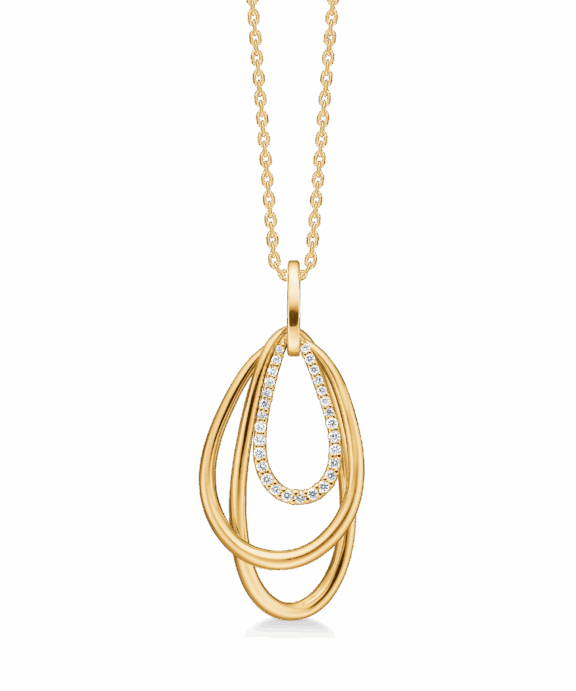 MADS Z FABIENNE VEDHÆNG I 14 KARAT GULD MED BRILLANTER - 1531157