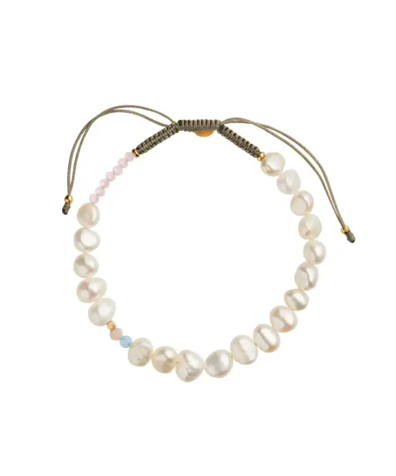 STINE A PERLIE CREME ARMBÅND PERLER- 3209-02-OS