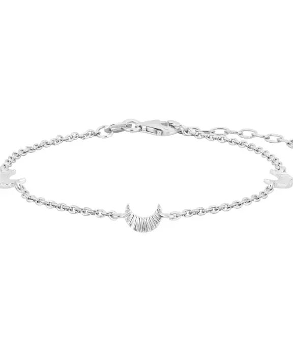 NORDAHL ACTOR52 SØLV ARMBÅND MED MÅNER - 80260090900