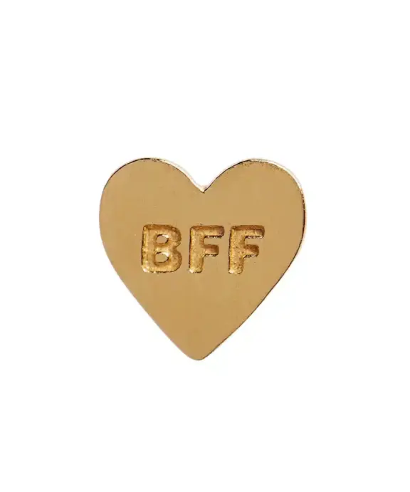 STINE A SØLV FORGYLDT ØRERINGE BFF - 1367-02-S