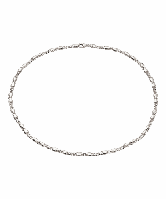 CAMILLE BRINCH CHOKER CB LILLE SØLV HALSKÆDE PÅ 45 CM - LCBC-45