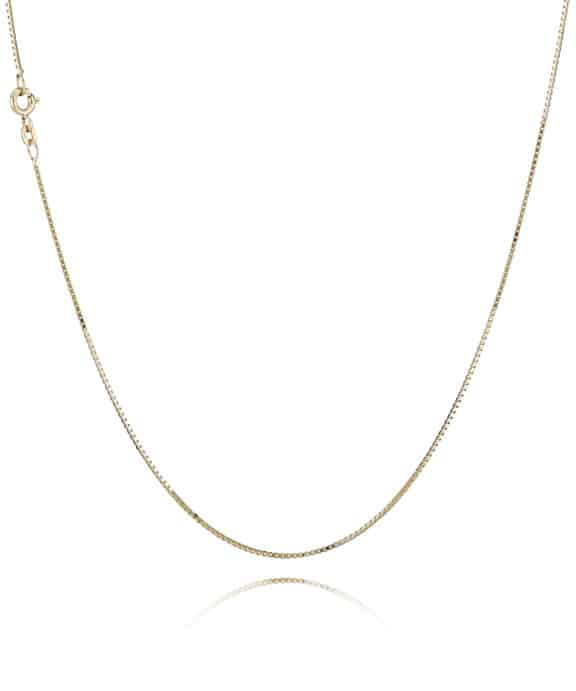 BNH HALSKÆDE VENEZIA I 8 KARAT GULD 50 CM - V813050F