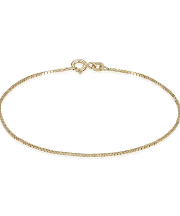 BNH ARMBÅND VENEZIA I 8 KARAT GULD 18,5 CM - V815018F
