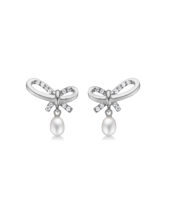 MADS Z MISS BUTTERFLY SØLV MED TOPAS OG PERLE - 2113030